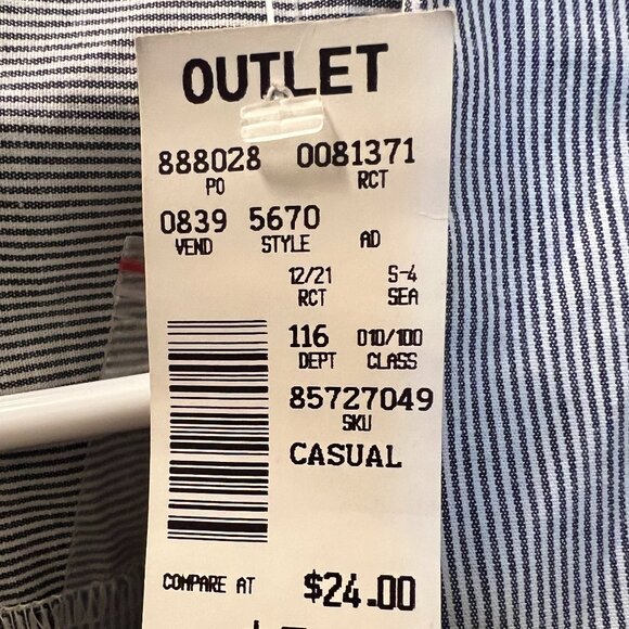 Women's Button Down Shirt with Belt - Sz XL (NWT) - Picture 9 of 9